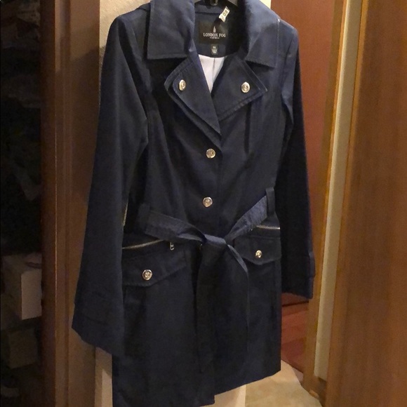London Fog PM Trench Coat PM - Picture 1 of 3